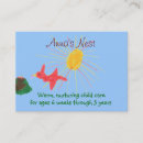 Search for children day care business cards Cute