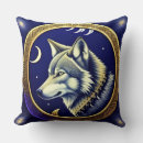 Recherche de loups coussins Ciel nocturne