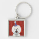 Search for bichon frise keychains Cute