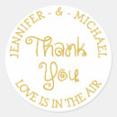 Search for engagement thank you stickers Gold