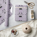 Search for purple spider wrapping paper Witch