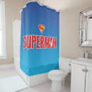 Search for superhero shower curtains Man of steel