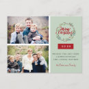 Recherche de noël classique cartes postales Deux photos