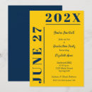 Search for yellow and blue graduation invitations High school graduation