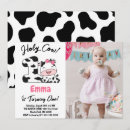 Search for holy cow 1st birthday invitations Cute