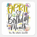 Search for april birthday stickers Born in april
