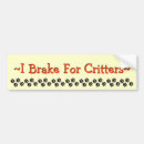 Search for i brake for animals bumper stickers Yellow