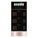 Search for salon service menu rack cards Ombre