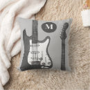 Search for rock and roll pillows Black and white