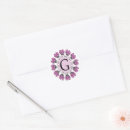 Search for letter g monogram stickers Floral