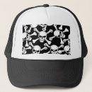 Search for skull and crossbones hats Black