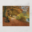 Search for vintage autumn painting postcards Leaves