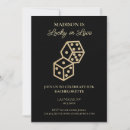 Search for casino bachelorette party invitations Gold