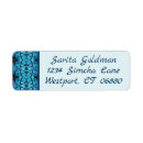 Search for kaleidoscope return address labels Blue