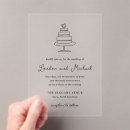 Search for cake wedding invitations Elegant