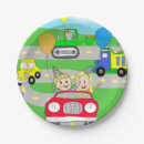 Search for tractor paper plates Boys birthday