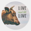 Search for live and let live stickers Vegan