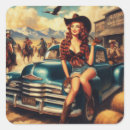 Recherche de country vintage stickers Cowboy