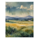 Search for peaceful scene posters Watercolor landscape