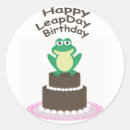 Search for leap day stickers Birthday