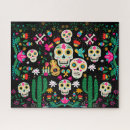 Search for sugar skull puzzles Colourful