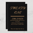 Recherche de black and gold invitations D'anniversaire