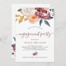 Search for peach engagement party invitations Watercolor floral