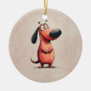 Search for cartoon dog ornaments Hand drawn