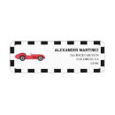 Search for race car return address labels Vintage
