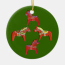 Recherche de cheval de dala ornements Noël