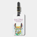 Recherche de animal de ferme bagages étiquettes Lama