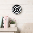 Search for black and white spiral clocks Abstract