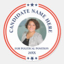 Search for political campaign stickers Patriotic