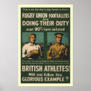Recherche de vintage football posters Rugby