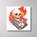 Search for sugar skull canvas prints Horror