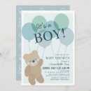 Recherche de teddy bear baby shower garçon invitations C'est un garçon