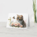 Search for cat and butterfly birthday cards Cute