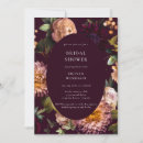 Search for moody floral invitations Burgundy