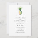 Search for pineapple wedding invitations Watercolor