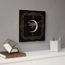 Recherche de croissant lune horloges Vintage