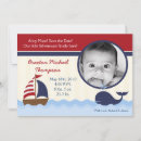 Search for nautical birth announcement cards Whale