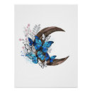 Recherche de papillons posters Bleu