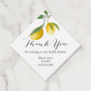 Search for lemon wedding favour tags Rustic