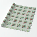 Search for christmas ivy wrapping paper Red