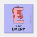Recherche de lettre e magnets Alphabet