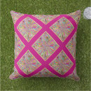 Recherche de plat coussins Rose