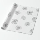 Search for drawn flower gift wrap Botanical