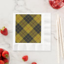 Search for scottish tartan napkins Yellow