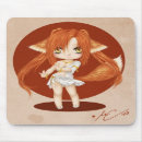 Recherche de renard rouge tapis souris Kawaii