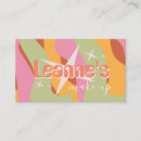 Search for groovy business cards Trendy